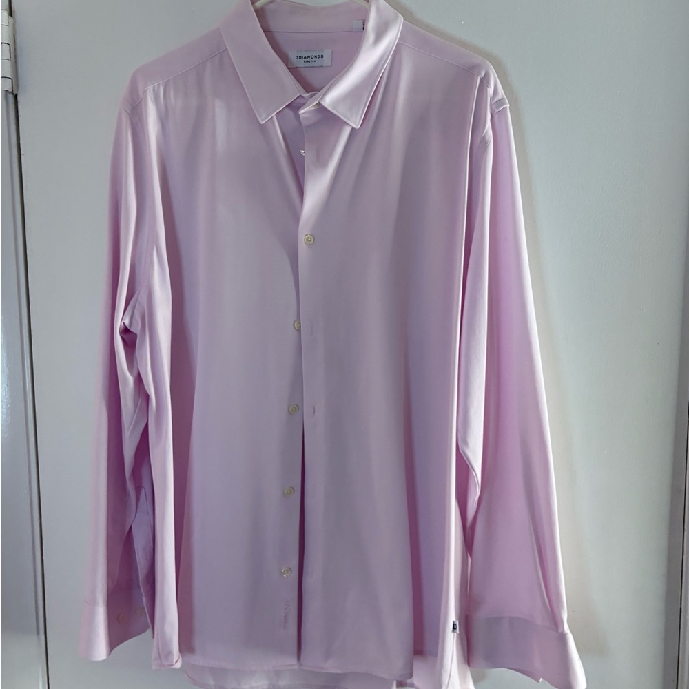 7 Diamonds Light Pink Dress Shirt